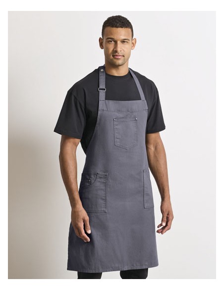 PRE-PR132-Cotton Chino Bib Apron 2